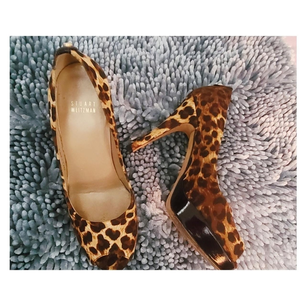 Stuart Weitzman Animal Print Heels